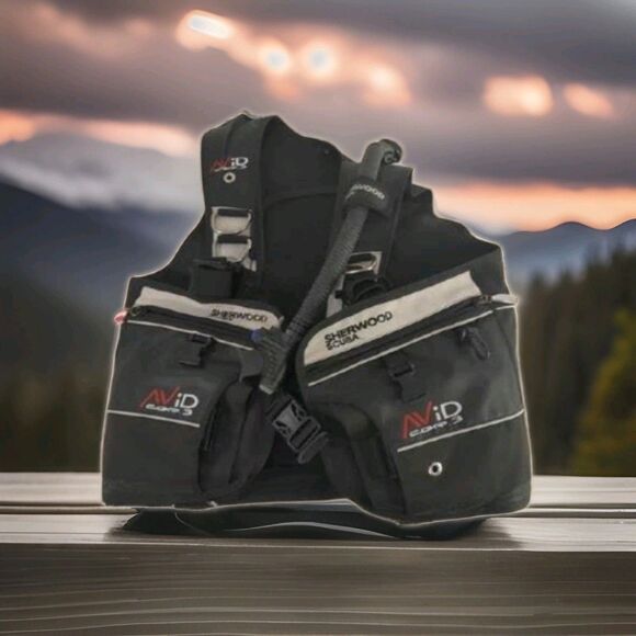 Sherwood Scuba Other - Sherwood Avid CQR-3 CE Scuba Diving BC/BCD Size XXXL 3XL Inflatable Jacket Black